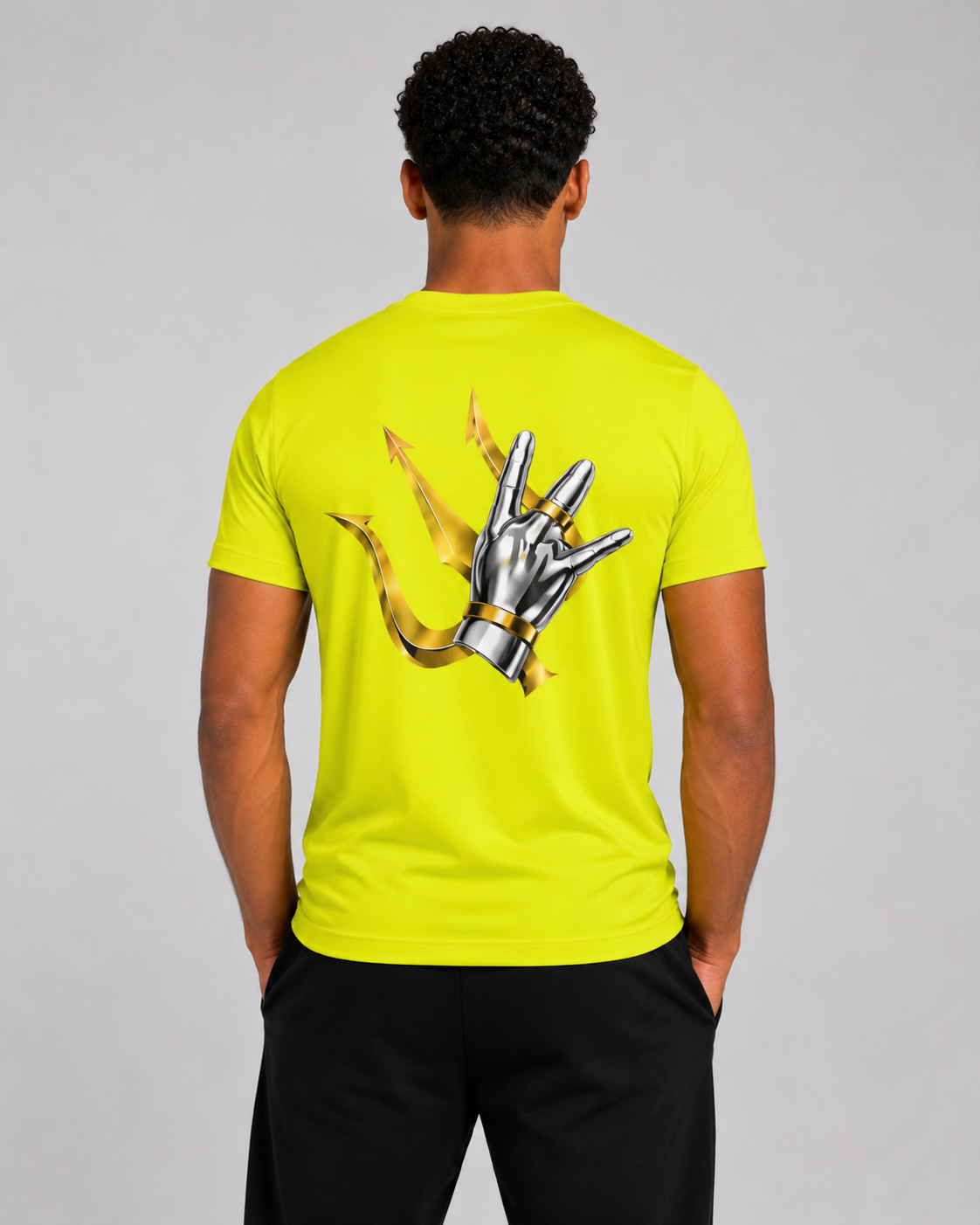 T-shirt jaune fluo