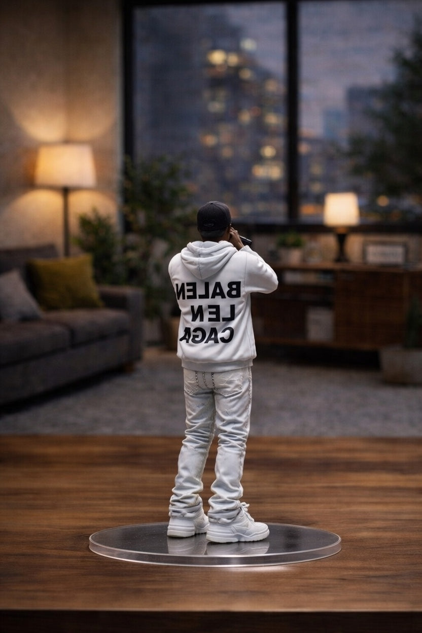 Figurine Werenoi Jamal vue de dos - collector 3D