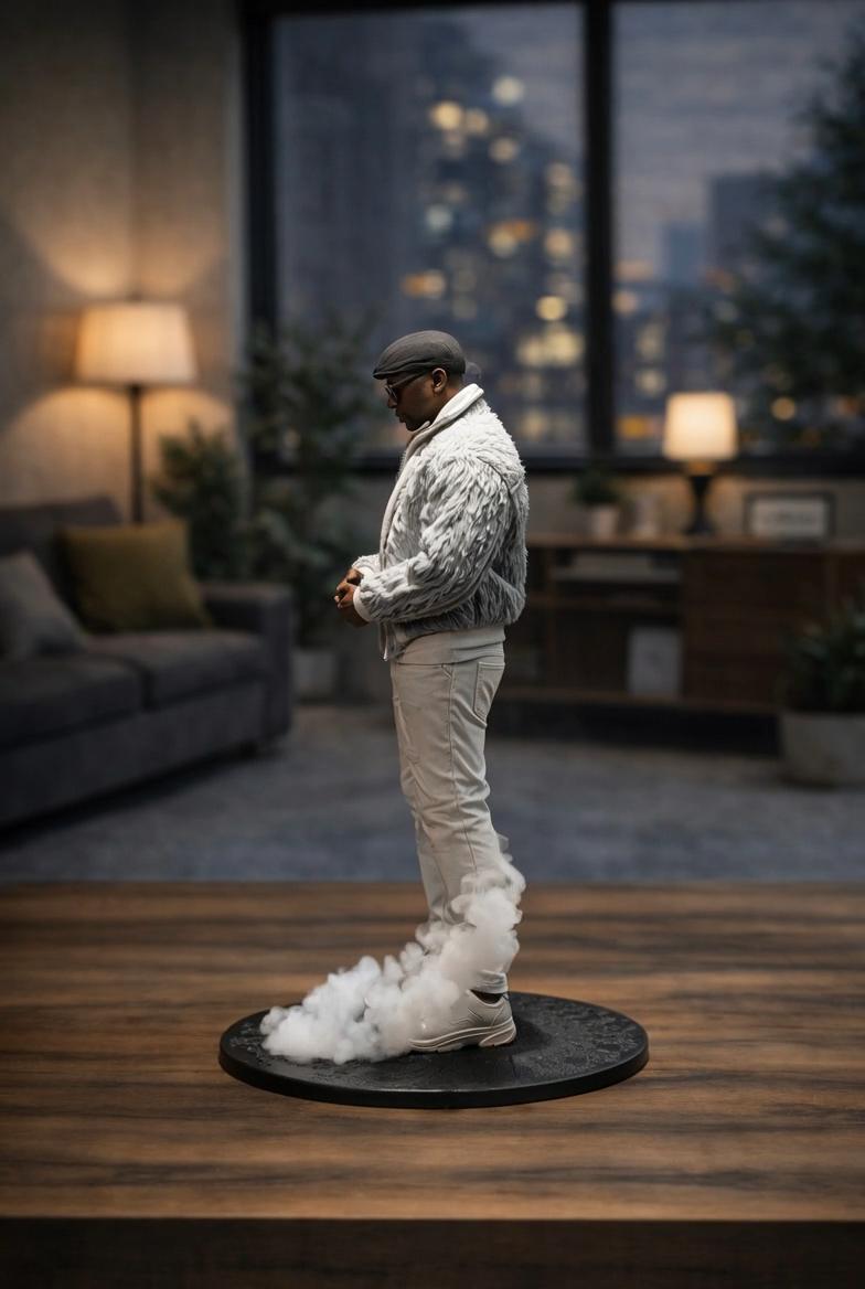 Figurine Werenoi Dans l'ombre vues droite et gauche - collector 3D