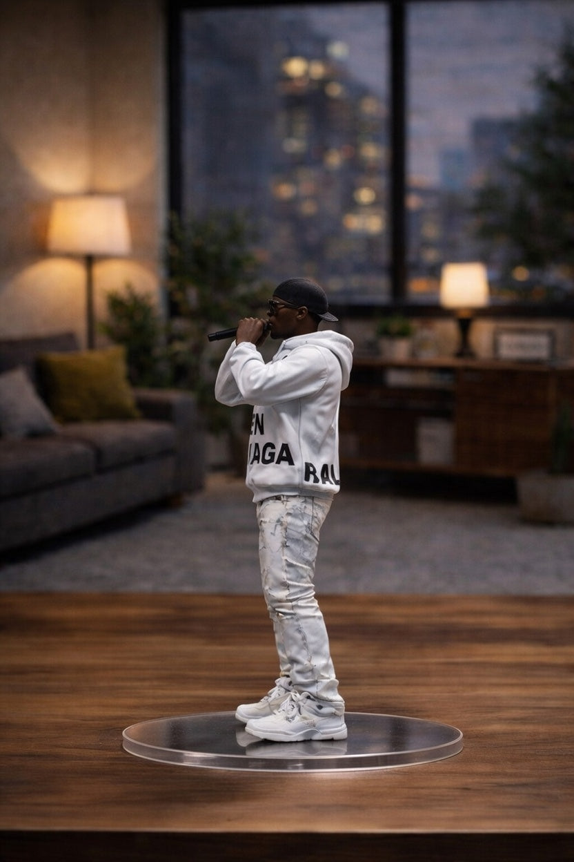 Figurine Werenoi Jamal profil côté - impression 3D collector