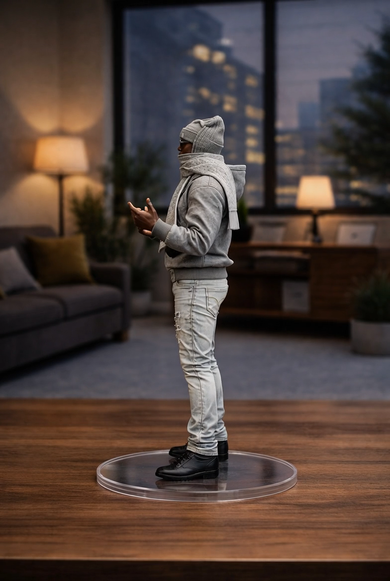 Figurine Werenoi Winter Edition profil gauche - collector 3D
