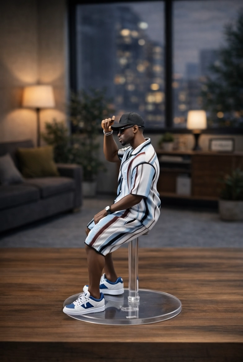 Figurine Werenoi Édition LV profil gauche - style luxe collector 3D