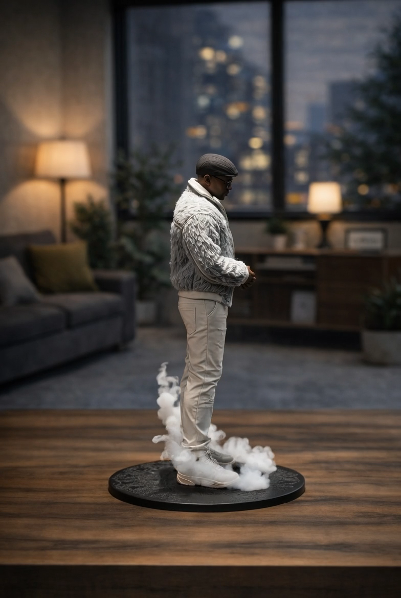 Figurine Werenoi Dans l'ombre profil droit - collector impression 3D